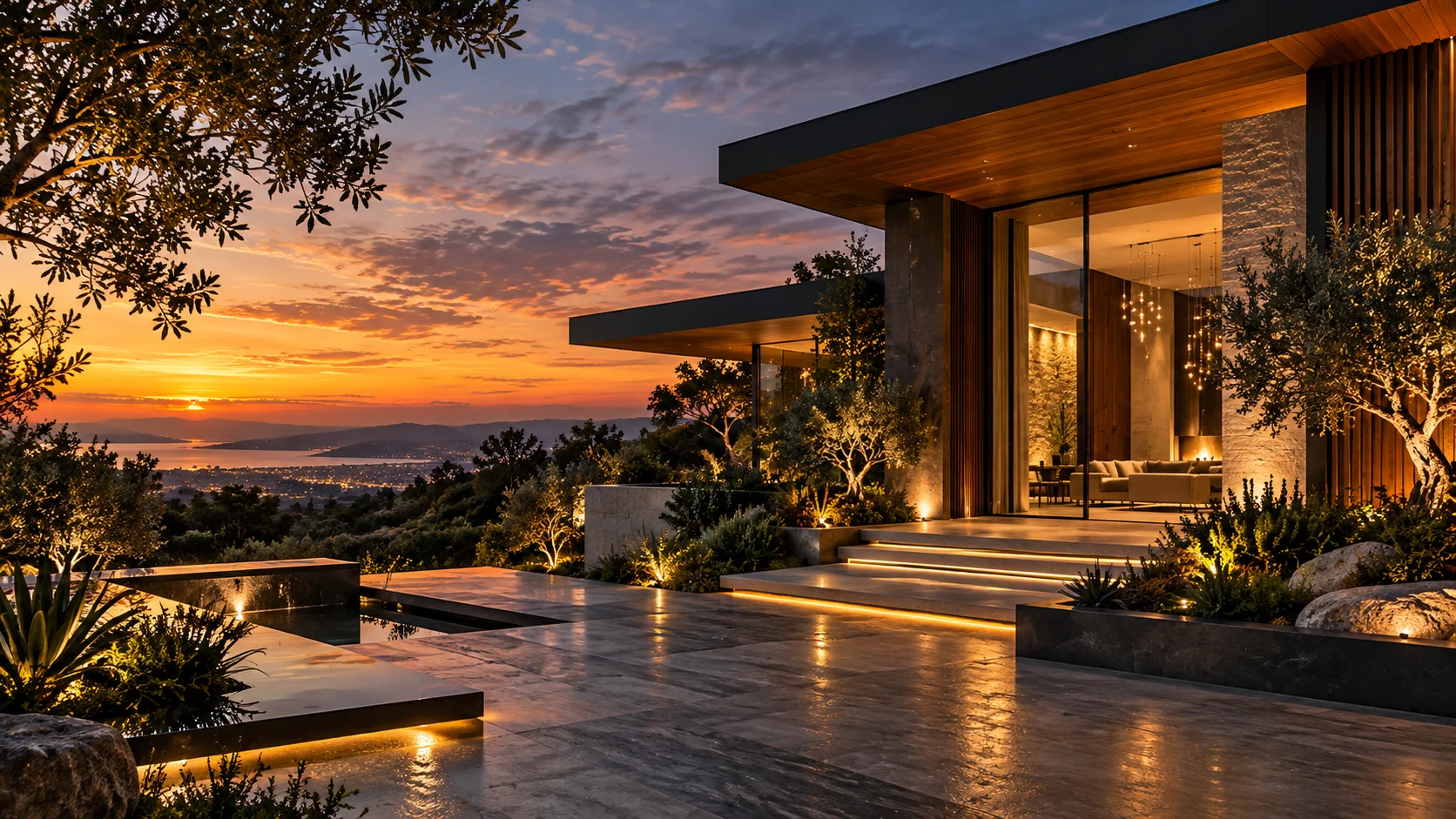Luxury architectural interior