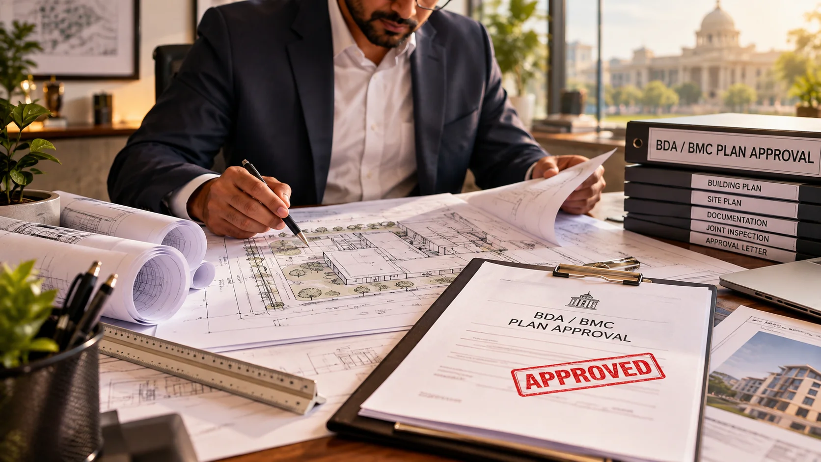 Architectural drawings and plan approval